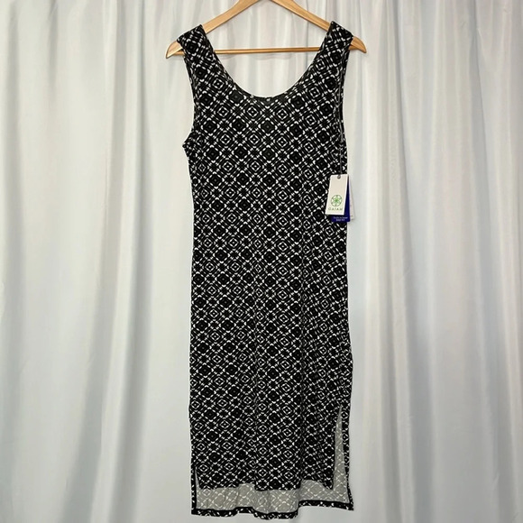 NWT Gaiam Stella Dress Cait Print in Black - size Medium - Picture 9 of 9